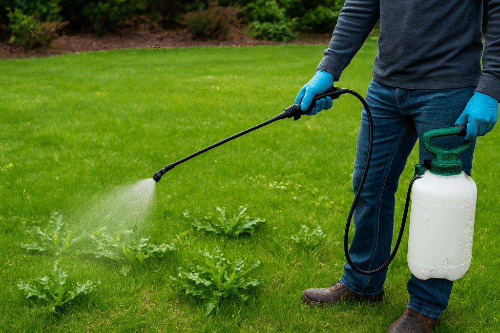 Lawn Spraying